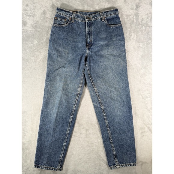 Levi's Denim - Levis 550 Jeans Womens 12p Relaxed Fit Tapered Leg Vintage 90's Made In USA